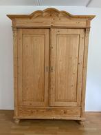 Prachtige vintage grenen hang- en legkast, Antiek en Kunst, Ophalen