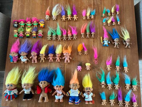 Grote verzameling Trollen 69 stuks, Verzamelen, Poppetjes en Figuurtjes, Zo goed als nieuw, Ophalen of Verzenden