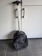 Nieuwe Zwarte Trolley Rugzak met Wieltjes, Sieraden, Tassen en Uiterlijk, Tassen | Rugtassen, 25 tot 40 cm, Nieuw, Ophalen of Verzenden