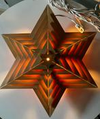 Vintage Houten Kerstster Adventsster, Ophalen of Verzenden, Gebruikt