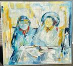Groot licht olieverf schilderij Corry Olthof, Antiek en Kunst, Kunst | Schilderijen | Klassiek, Ophalen