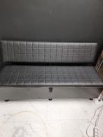 Stijlvolle zwarte bank kapper barber, Huis en Inrichting, Ophalen of Verzenden, Zo goed als nieuw, Modern, 200 tot 250 cm