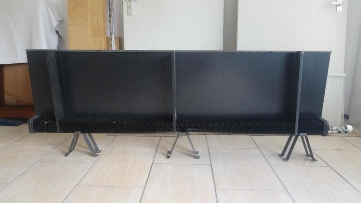 Complete convectorput radiator, +/- 195 cm lang (met rolroos, Doe-het-zelf en Verbouw, Verwarming en Radiatoren, Radiator, 30 tot 80 cm