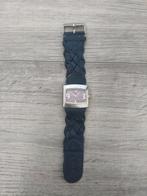True Spirit gevlochten navy dames horloge met batterij, Overige merken, Overige materialen, Gebruikt, Polshorloge