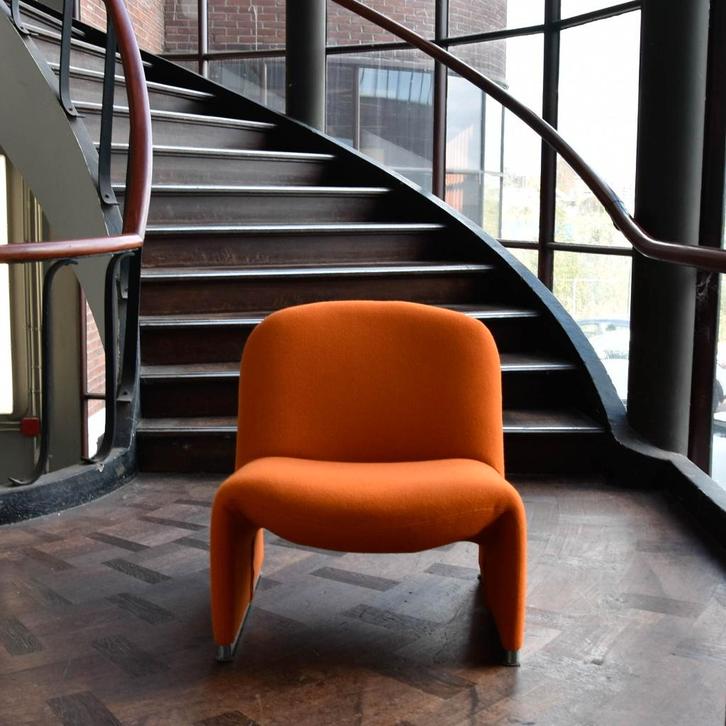 Artifort Alky, Huis en Inrichting, Fauteuils, Zo goed als nieuw, Stof, 75 tot 100 cm, 75 tot 100 cm, Ophalen