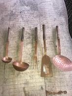 Antiek Koperen Bestek Set, Antiek en Kunst, Antiek | Bestek, Ophalen of Verzenden