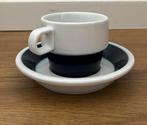 Mosa Maastricht vintage 4 kopjes schoteltjes, Huis en Inrichting, Keuken | Servies, Ophalen of Verzenden, Zo goed als nieuw, Effen