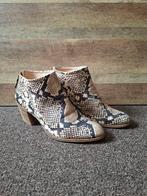 Gosh Freeflex Enkellaarsjes Leer Slangenprint Maat 40, Beige, Lage of Enkellaarzen, Gosh Freeflex, Ophalen of Verzenden