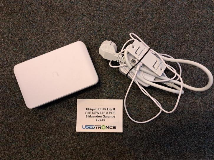 Ubiquiti UniFi Lite 8 PoE USW-Lite-8-POE, Computers en Software, Netwerk switches, Gebruikt, Ophalen of Verzenden