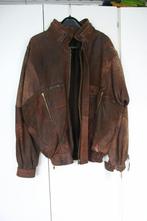 Leren Herenjas. Nieuw !! Merk Tibet - Maat L - Kleur bruin., Maat 52/54 (L), Bruin, Nieuw, Ophalen of Verzenden