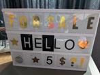 Lightbox + Letters/numbers/symbols, Ophalen, Gebruikt