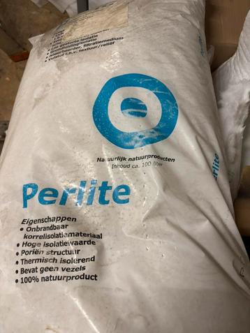 Perlite 100 ltr zakken 3 zak beschikbaar voor biedingen