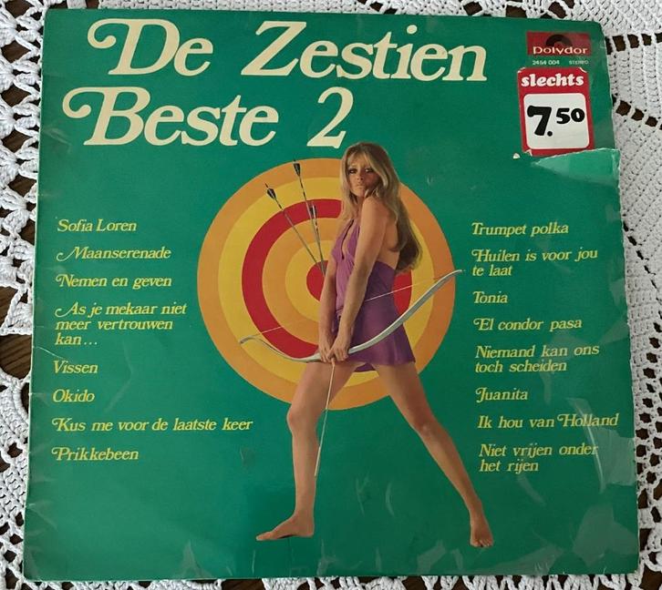 LP Zestien Beste, Cd's en Dvd's, Vinyl | Nederlandstalig, Zo goed als nieuw, Pop, 12 inch, Ophalen of Verzenden