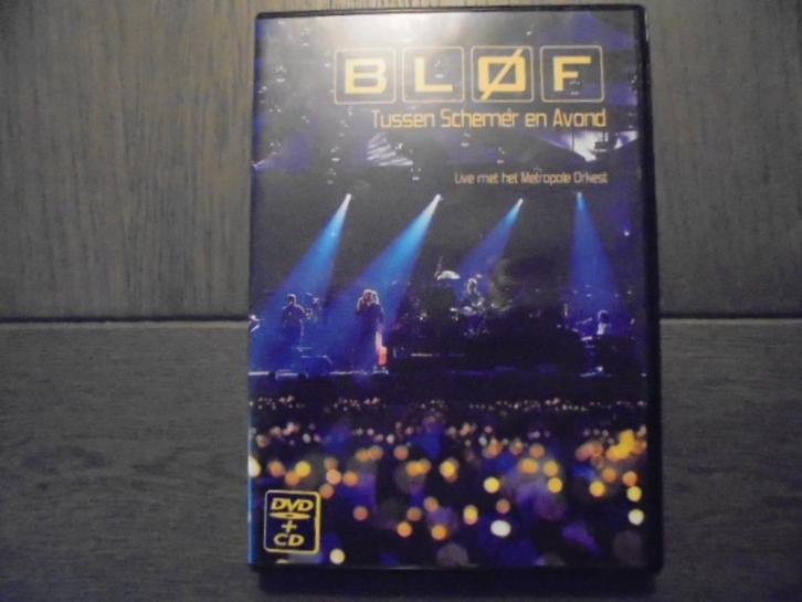 BLOF, Tussen Schemer en Avond op DVD & CD, Metropool orkest, Cd's en Dvd's, Dvd's | Muziek en Concerten, Zo goed als nieuw, Muziek en Concerten