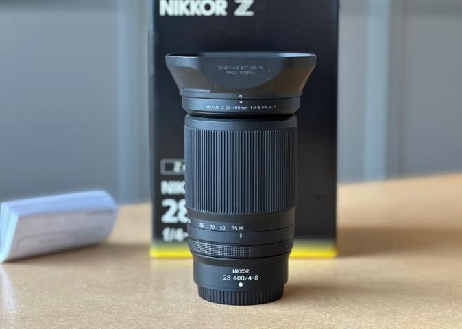 Nikon Z 28-400mm f/4.0-8.0 VR (nieuwstaat) 28-400, Audio, Tv en Foto, Fotografie | Lenzen en Objectieven, Zo goed als nieuw, Telelens