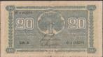 Finland 20 markkaa 1945 gebruikt p.78a(8) (nr 44), Verzenden, Overige landen, Los biljet