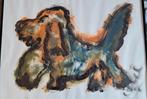 Abstract Hond Schilderij - 1914, Ophalen of Verzenden