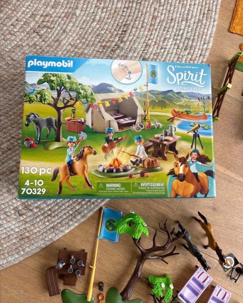 Playmobil Spirit Kampeerset - Compleet!, Kinderen en Baby's, Speelgoed | Playmobil, Ophalen of Verzenden, Zo goed als nieuw, Complete set