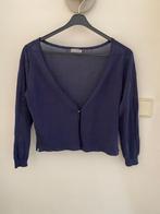 Dun kort vestje van No Man's Land, blauw, mt S, Blauw, Ophalen of Verzenden, Maat 36 (S), Gedragen