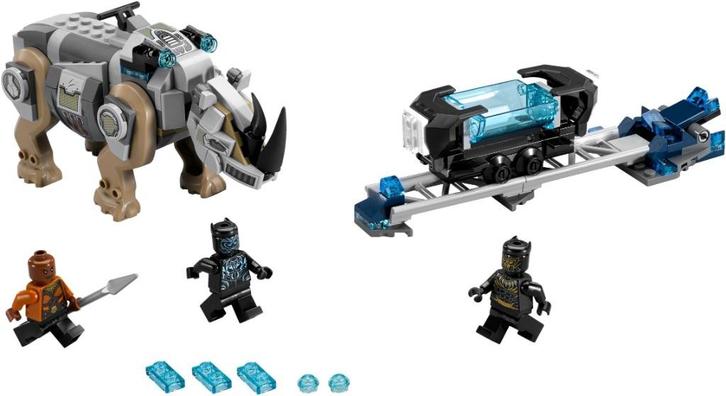 76099 - Super Heroes: Rhino Face-Off by the Mine, Kinderen en Baby's, Speelgoed | Duplo en Lego, Nieuw, Lego, Complete set, Verzenden