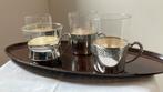 Gluhwein Glazen / Set Verzilverd, Ophalen of Verzenden, Zilver