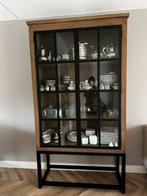 Vitrine kast Goossens, Huis en Inrichting, Ophalen, Met plank(en), 100 tot 150 cm, Glas