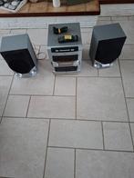 PHILIPS STEREO RADIO ,CD EN CASETTE RECORDER MET BOXEN  €30, Ophalen, Audio en Video