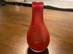 Vaas Fidrio Rood - Handgeblazen - 19cm, Ophalen, Nieuw, Glas, Minder dan 50 cm