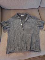 Blouse heren Zara maat L blauw/wit, Kleding | Heren, Blauw, Ophalen of Verzenden, Zo goed als nieuw, Halswijdte 41/42 (L)