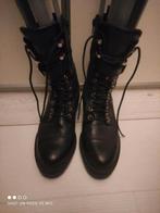 Mooie echt Leren Verton boots zwart maat 39, Ophalen of Verzenden, Zo goed als nieuw, Zwart