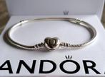 Pandora armband met Hart clipsluiting, Sieraden, Tassen en Uiterlijk, Armbanden, Nieuw, Ophalen of Verzenden, Zilver, Zilver