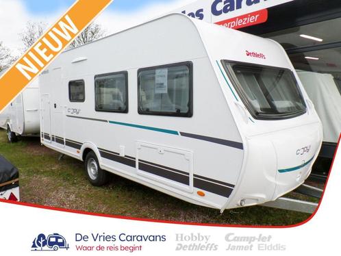 Dethleffs C'Joy 480 QLK Stapelbed!!, Caravans en Kamperen, Caravans, Bedrijf, tot en met 6, 1000 - 1250 kg, Standaardzit, Dethleffs