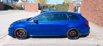Seat Leon Cupra 2.0 TSI 300PK Dsg-6 4DRIVE 2017 Blauw beschikbaar voor biedingen