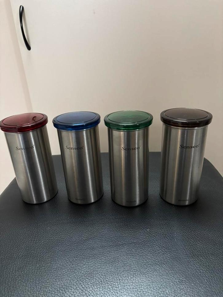 Brabantia Senseo koffiepads voorraad bussen, Huis en Inrichting, Keuken | Keukenbenodigdheden, Gebruikt, Ophalen of Verzenden