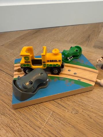 Heel goed Brio houten trein safari crossing 33721 dierentuin beschikbaar voor biedingen