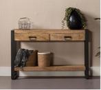 Starfurn Mangohouten Sidetable 120 cm, Huis en Inrichting, Tafels | Sidetables, Ophalen, 100 tot 150 cm, Zo goed als nieuw, 25 tot 50 cm