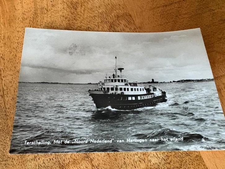 Ansichtkaart Terschelling Rederij Doeksen Noord Nederland, Verzamelen, Scheepvaart, Gebruikt, Ophalen of Verzenden