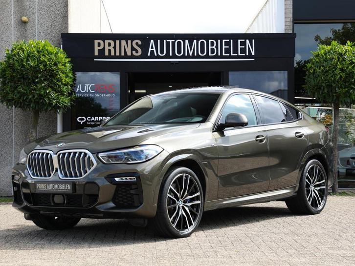 BMW X6 xDrive40i M-Sport|Iconic Glow|Pano|Laser|Nappa, Auto's, BMW, Bedrijf, Te koop, X6, 360° camera, 4x4, ABS, Achteruitrijcamera