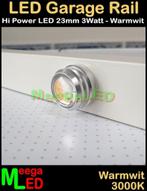 LEDgaragerail lengte 25 tot 125cm met 1x Hi Power LED, Nieuw, LEDverlichting, LEDgaragerail, Ophalen of Verzenden