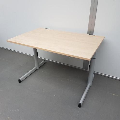 Partij 10x STEELCASE/WERNDL bureau's 120x80 cm grijze poten, Huis en Inrichting, Bureaus, Gebruikt, Bureau, In hoogte verstelbaar