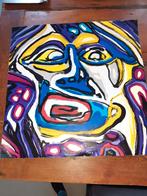 Zeefdruk van Ad van Hassel 'Feeling Blue', Ophalen of Verzenden