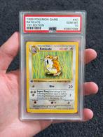 Pokémon PSA 10 - 1st edition - Raticate #40 Base set TCG, Hobby en Vrije tijd, Ophalen of Verzenden, Nieuw, Losse kaart, Foil