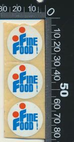 Sticker: Fine Food - Emmen (2), Verzamelen, Stickers, Ophalen of Verzenden, Zo goed als nieuw, Bedrijf of Vereniging