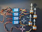 Vier brushless motoren met vier regelaars., Ophalen of Verzenden, Zo goed als nieuw, Onderdeel