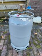 Gasfles met Zweedse vulnippel en adapter, Ophalen, Gebruikt