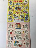 2 stickervellen Tom & Jerry, Verzenden, Zo goed als nieuw, Strip of Tekenfilm
