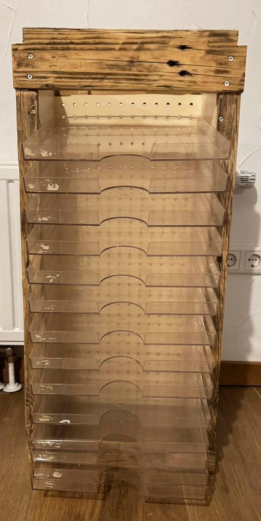 Opberg rekken scrapbook papier, Hobby en Vrije tijd, Scrapbooking, Gebruikt, Ophalen