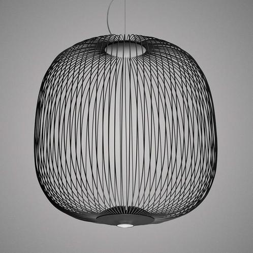 Foscarini Spokes 2 LED Hanglamp, Huis en Inrichting, Lampen | Hanglampen, Nieuw, 50 tot 75 cm, Glas, Kunststof, Metaal, Overige materialen