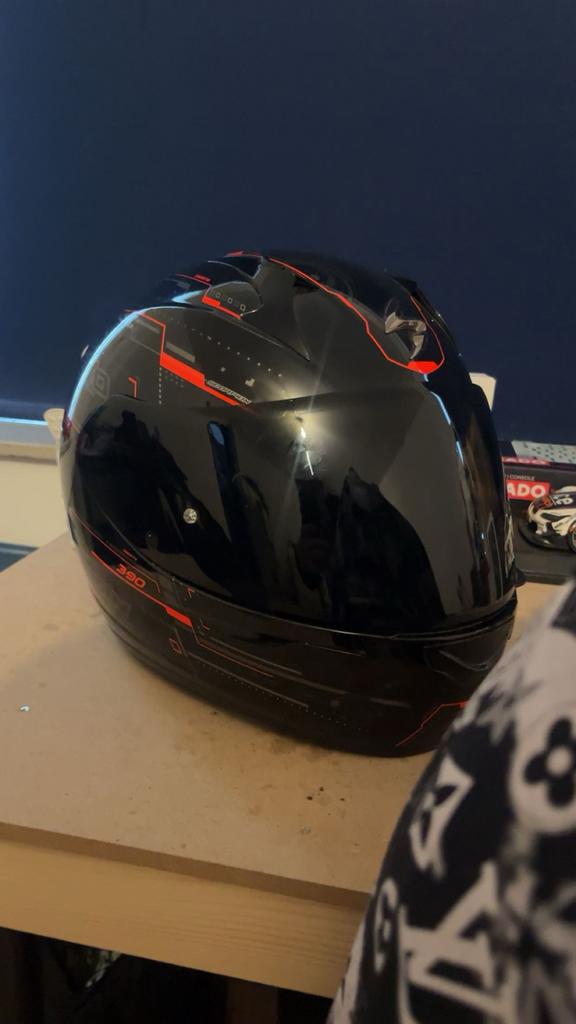 Scorpion EXO-390 maat M, Fietsen en Brommers, Ophalen, Zo goed als nieuw, Medium