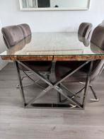Eric kuster eettafel en salon tafel en 4 stoelen, Huis en Inrichting, Tafels | Eettafels, Ophalen, Gebruikt, 50 tot 100 cm, Rechthoekig